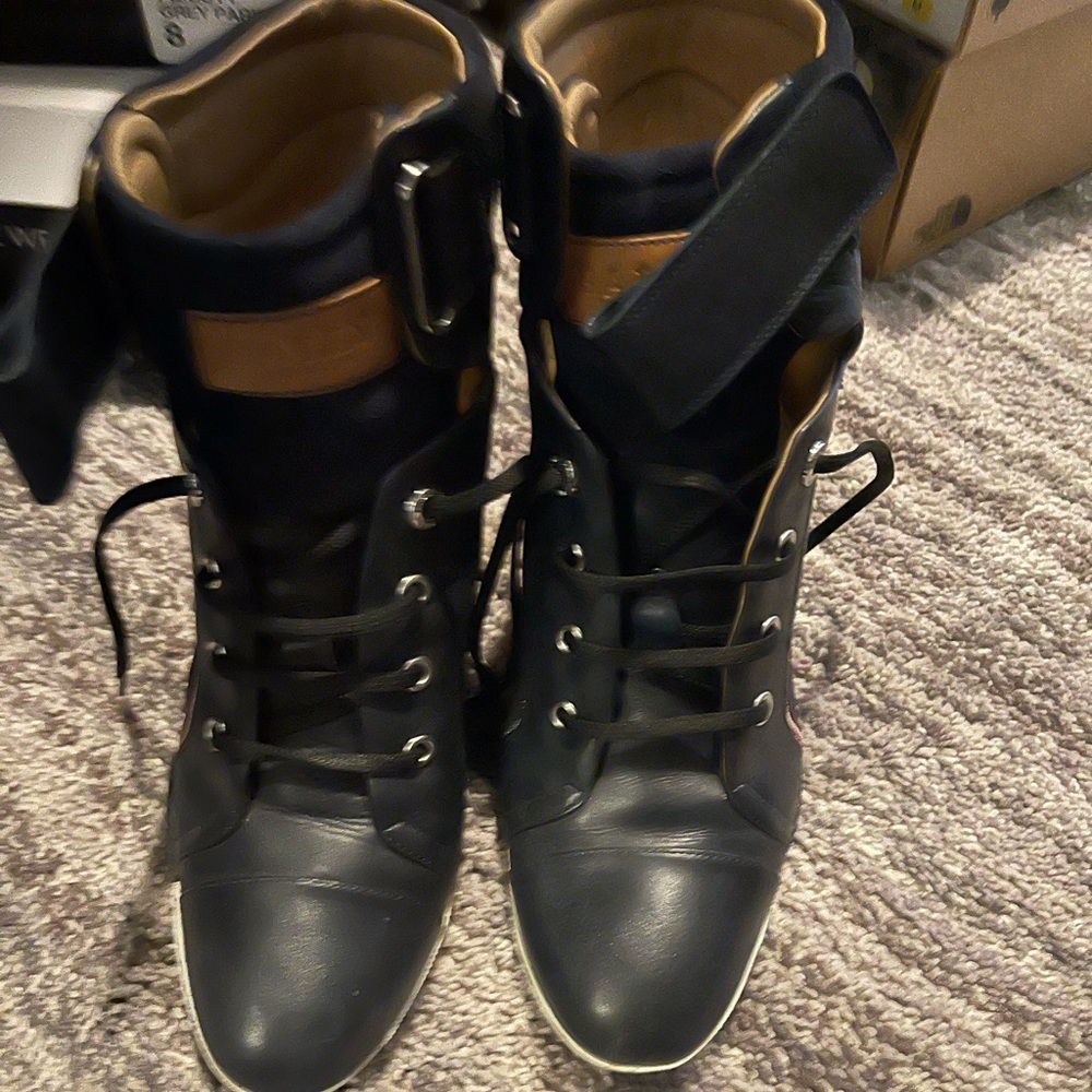 Bally Women Shoes Switzerland Limited Edition Fangle Wedge Sneaker Boot US 8